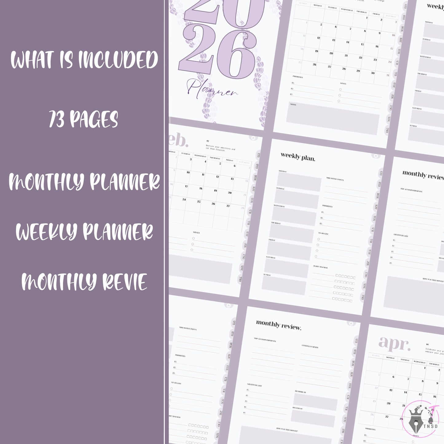 2026 Digital Pikake Planner