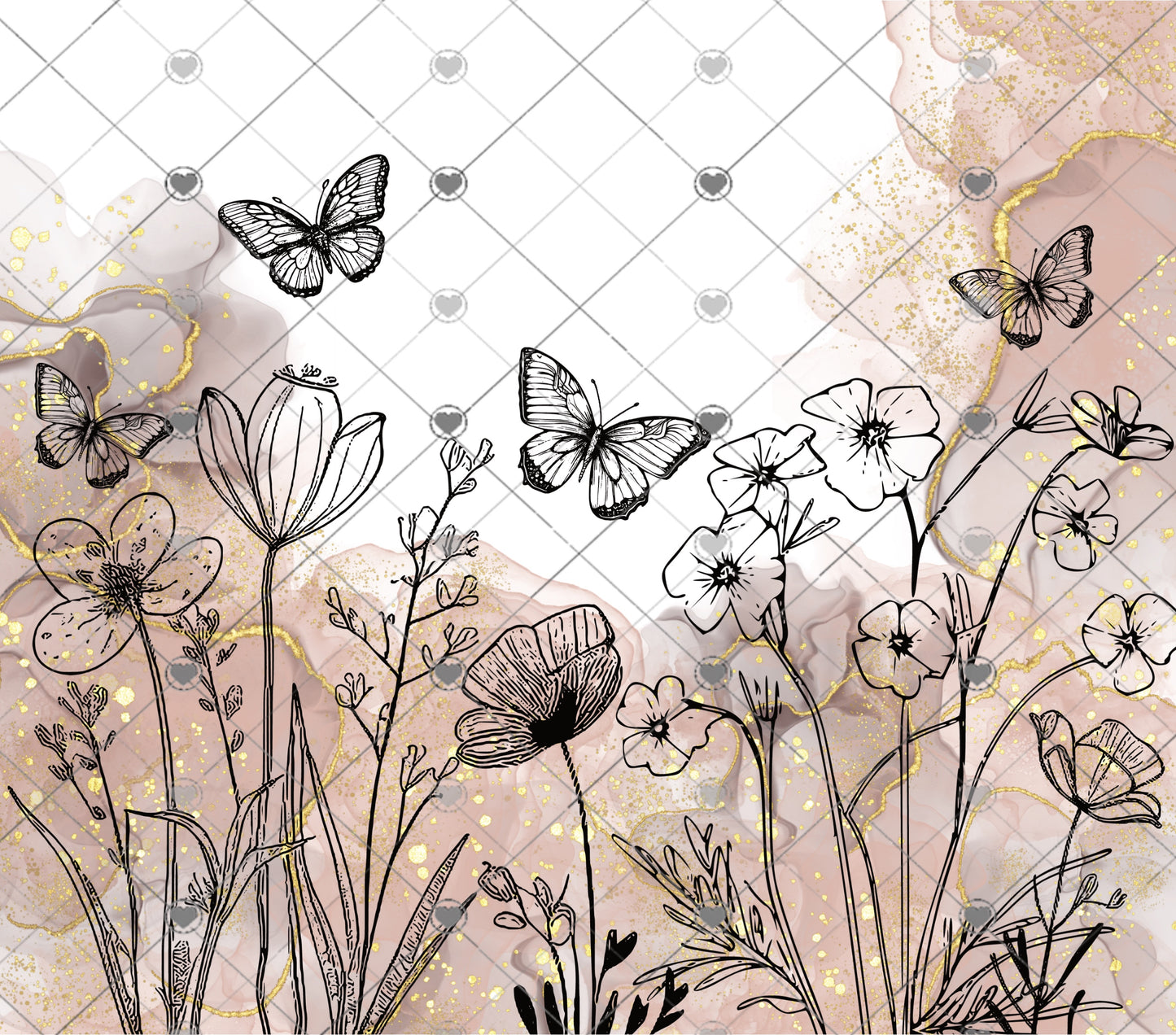 Boho Line Art