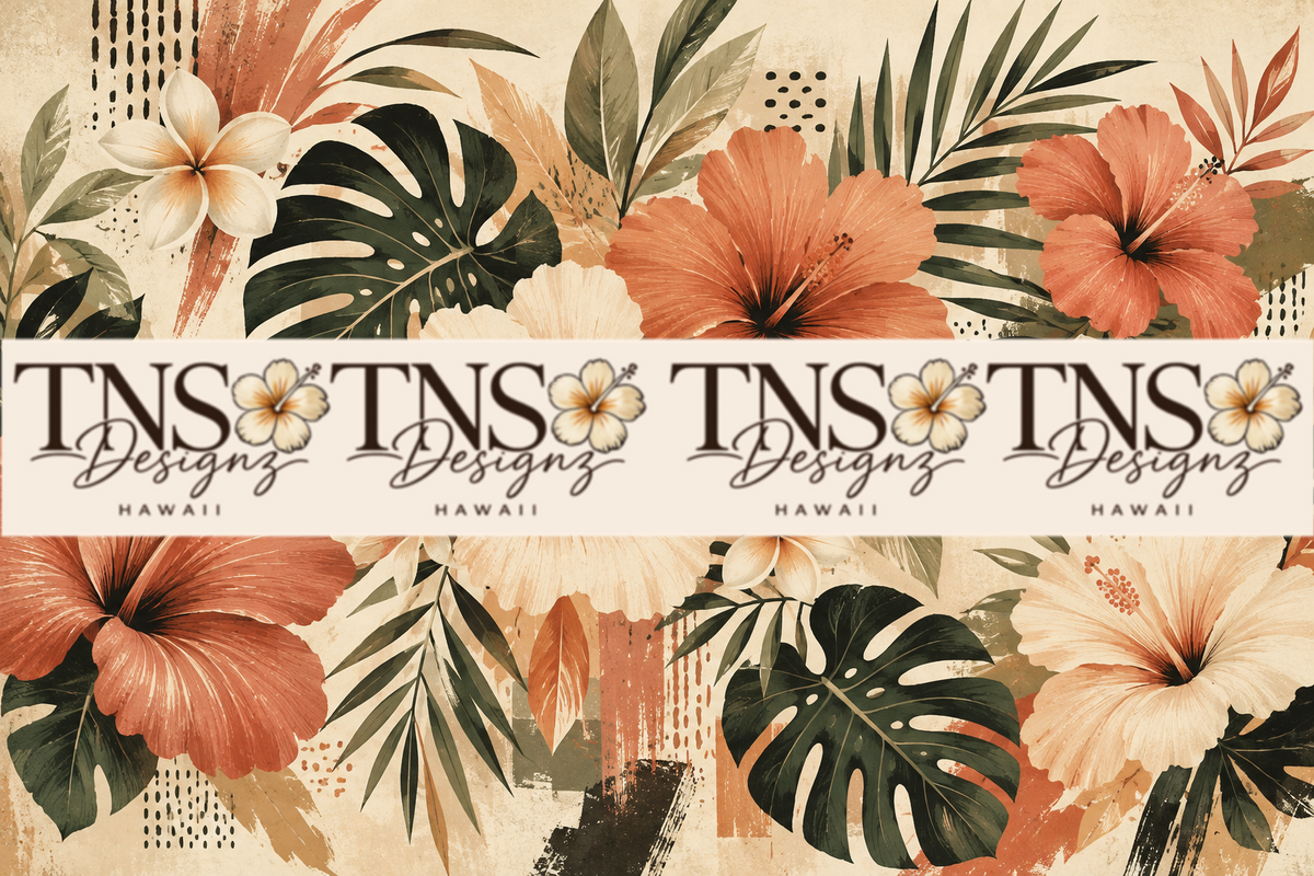 Hawaiian Modern Collection Tumbler Wraps