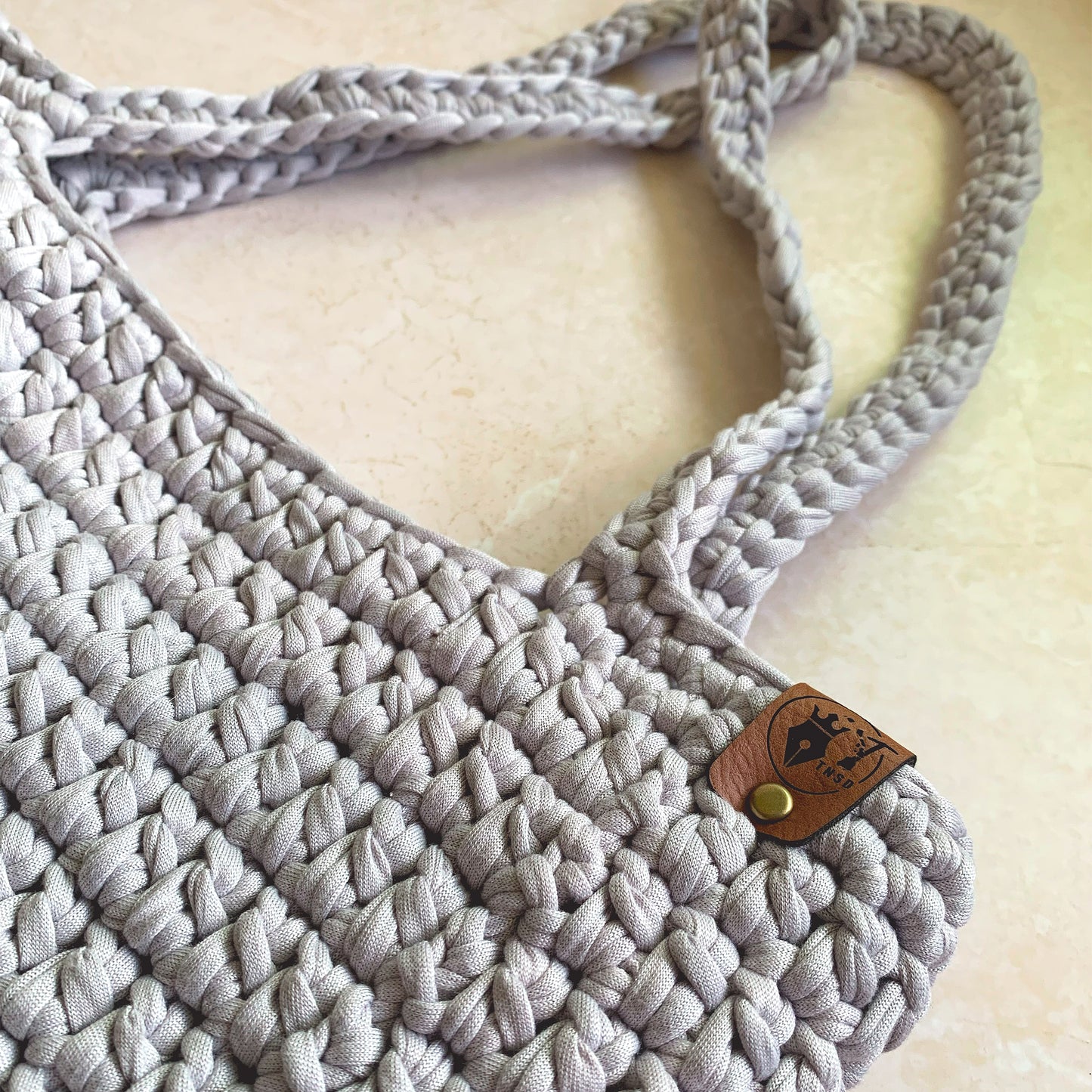 Crochet Tote Bag - LG