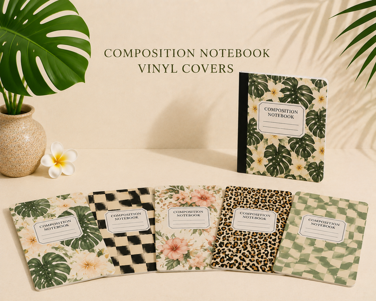 Composition Notebook Vinyl Covers