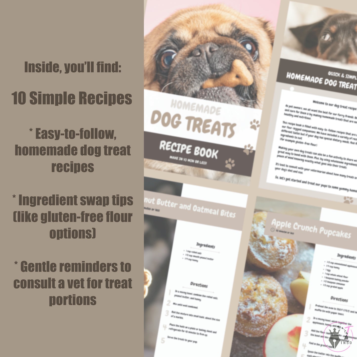 Homemade Dog Treats Recipe E-Book