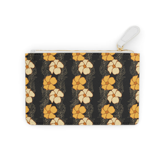 Clutch Bag Puakenikeni Flowers Maile Mokihana Print