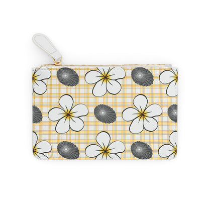 Plumerias & Opihis Chic Floral Mini Clutch Bag