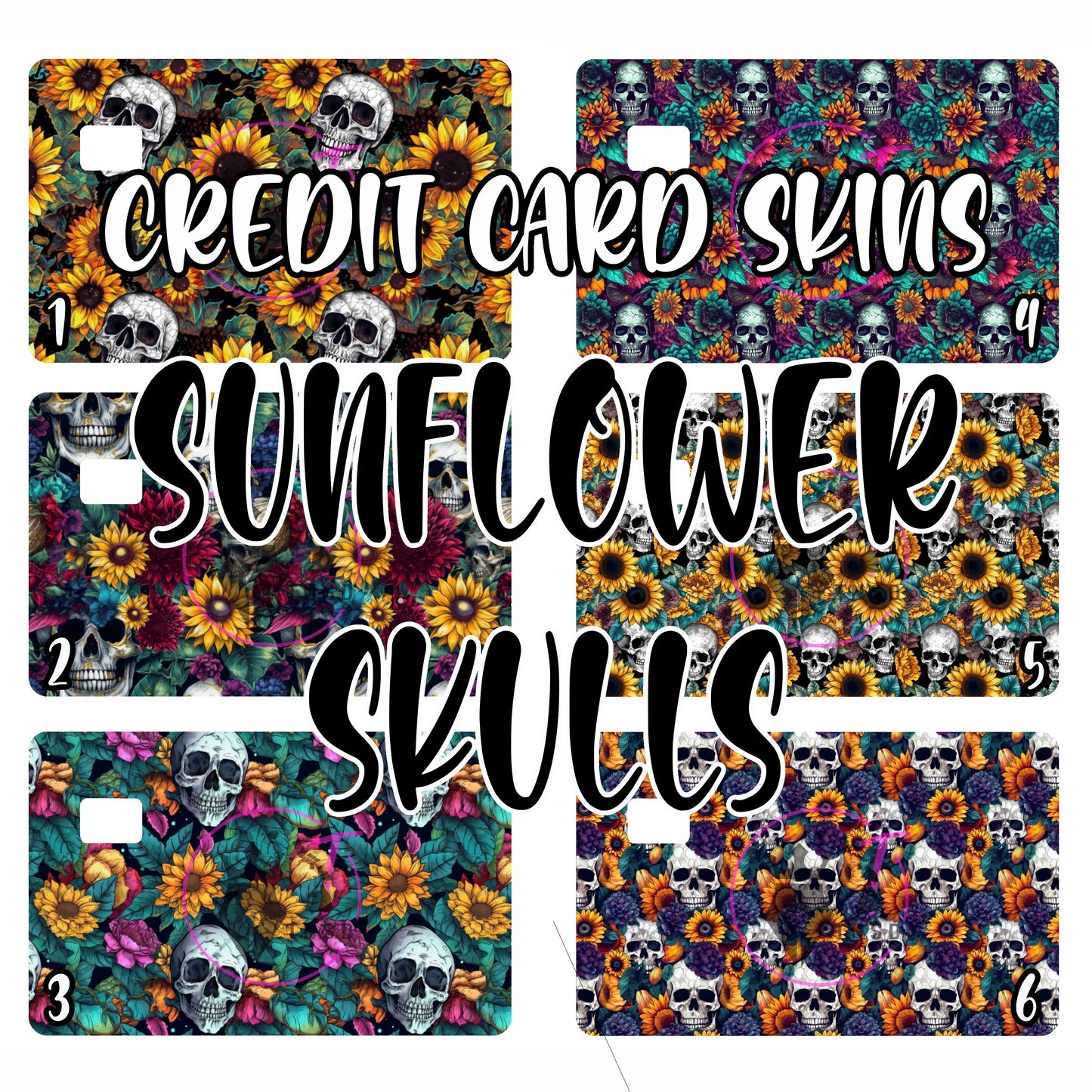 Sunflower Skulls CC Skins
