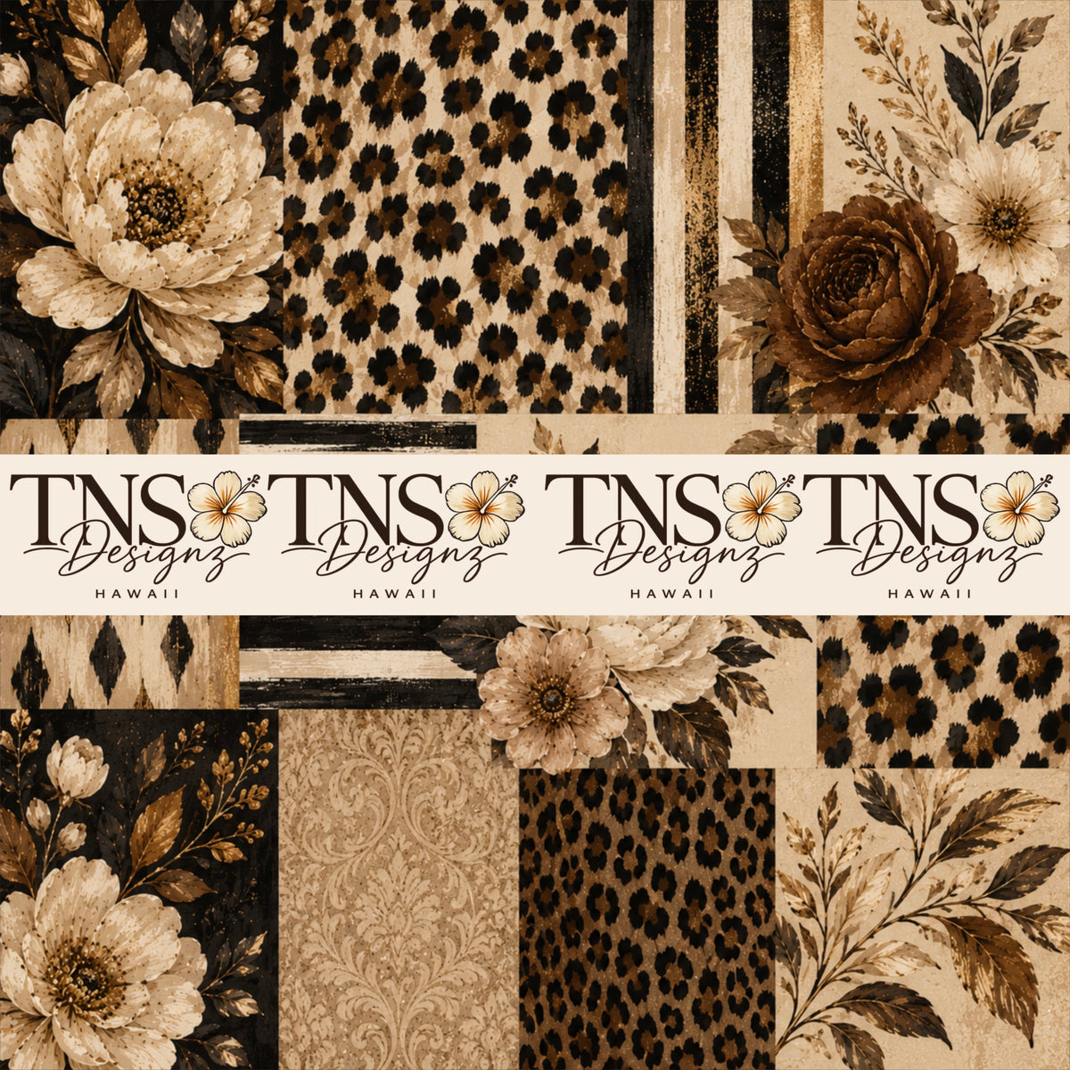 Leopard Luxe Printed Adhesive Vinyl