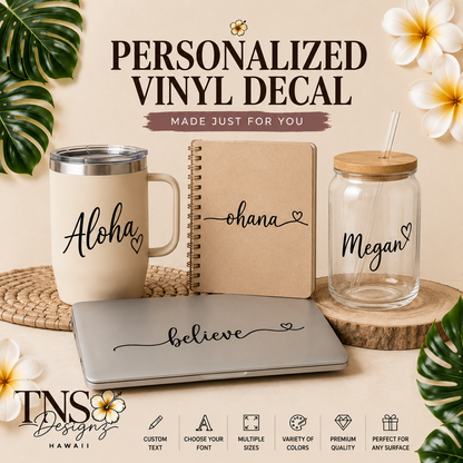 Personalized Vinyl Decals