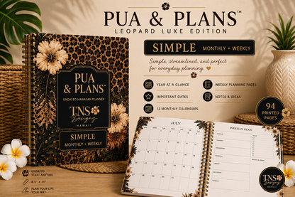 Pua & Plans™ | Leopard Luxe Edition