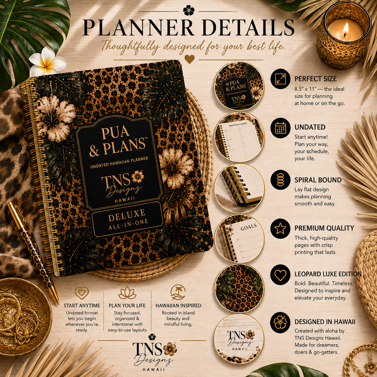 Pua & Plans™ | Leopard Luxe Edition