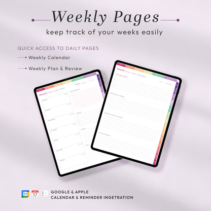 All-in-One Digital Planner 2026 - Productivity, Wellness & Goal Tracking