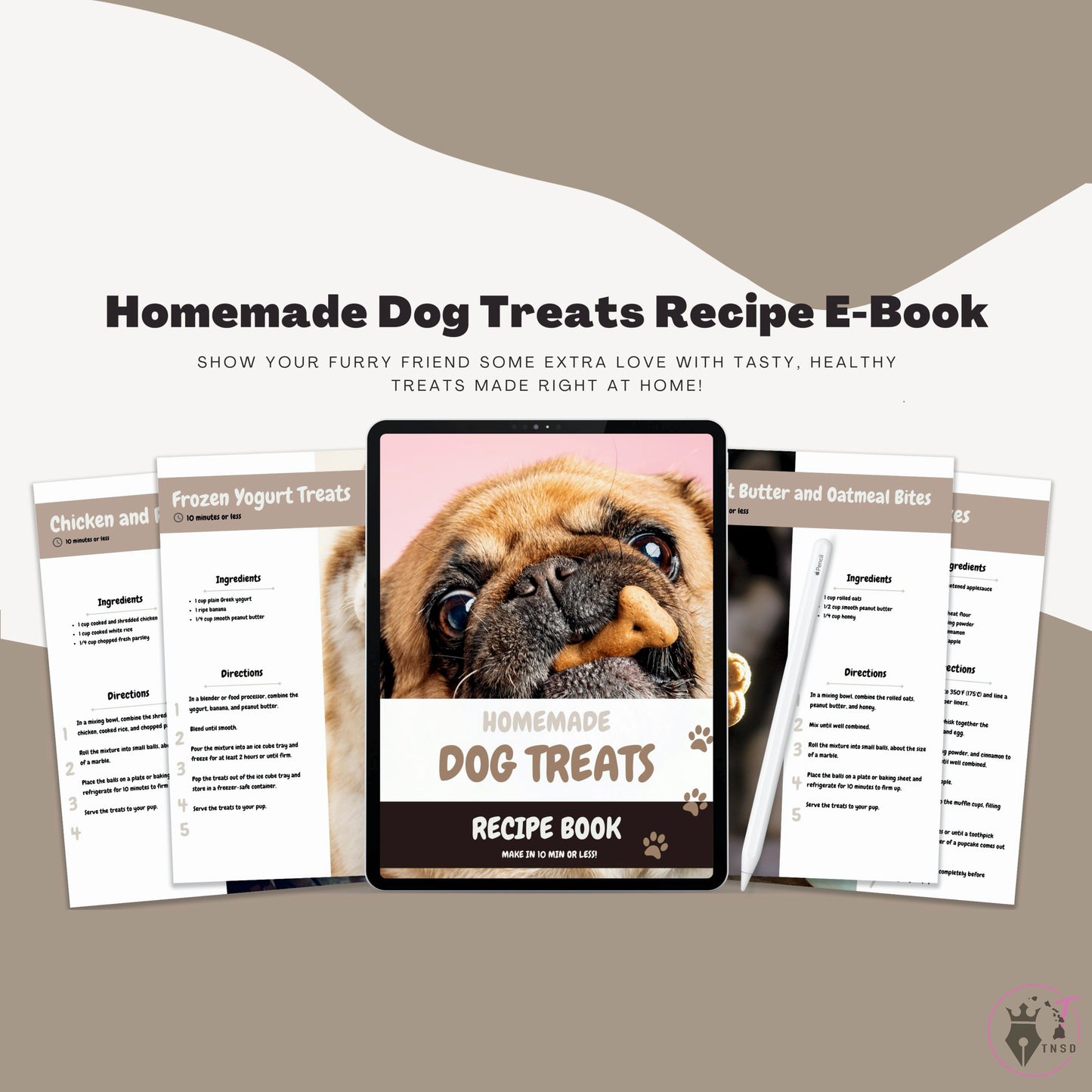 Homemade Dog Treats Recipe E-Book