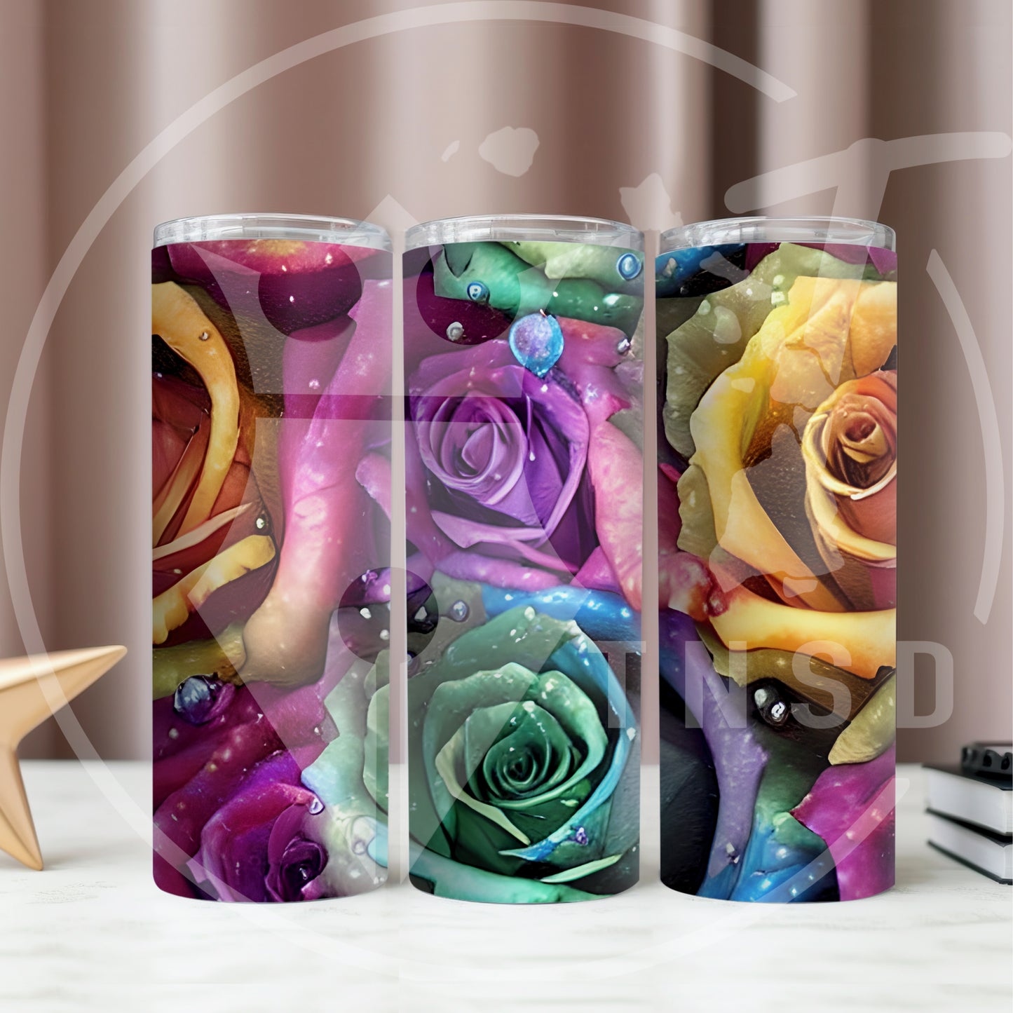 Rainbow Roses