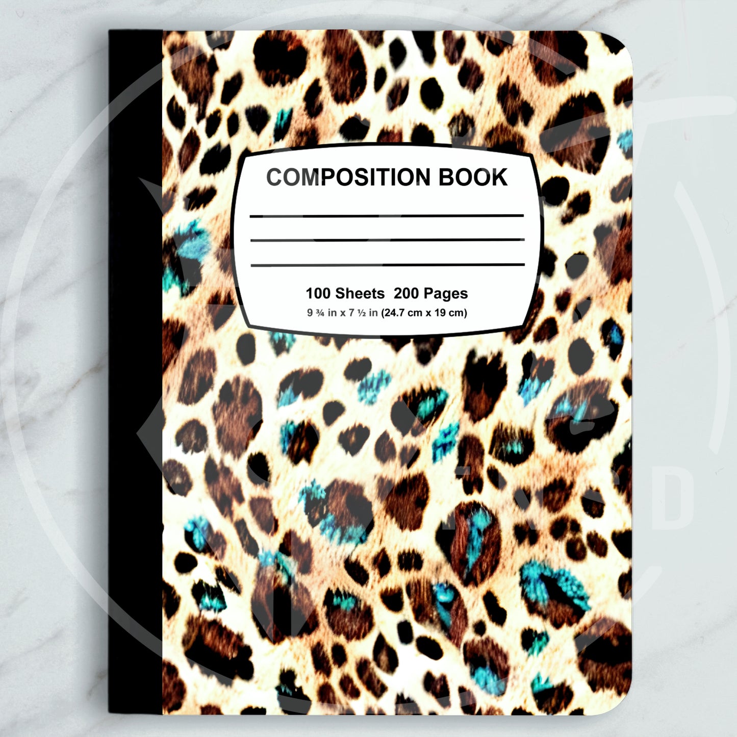 Brown & Turquoise Cheetah