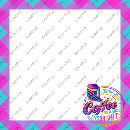 Drink Your Coffee Memo Pad