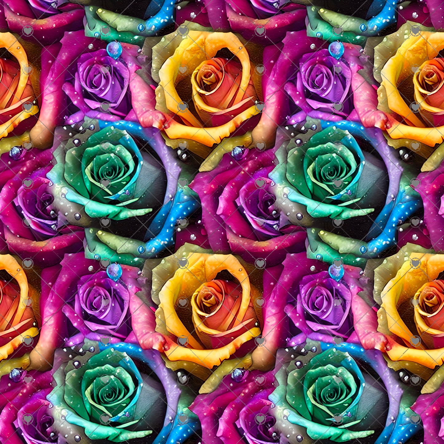 Rainbow Roses