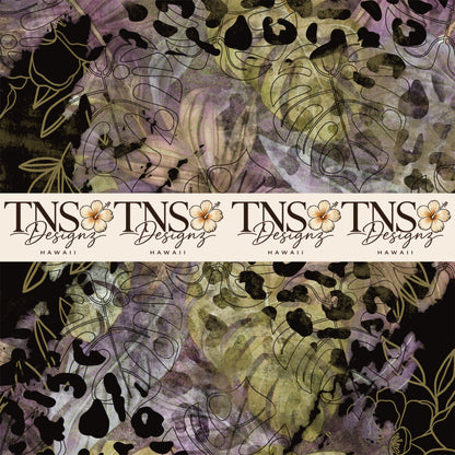 Midnight Botanicals Printed Adhesive Vinyl
