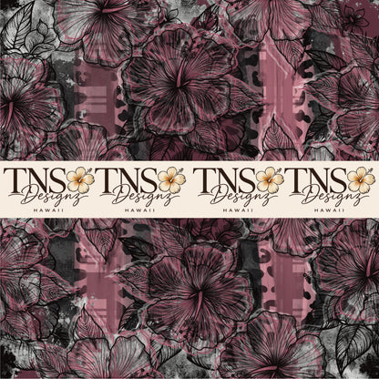 Midnight Botanicals Printed Adhesive Vinyl