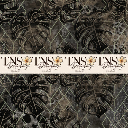 Midnight Botanicals Printed Adhesive Vinyl