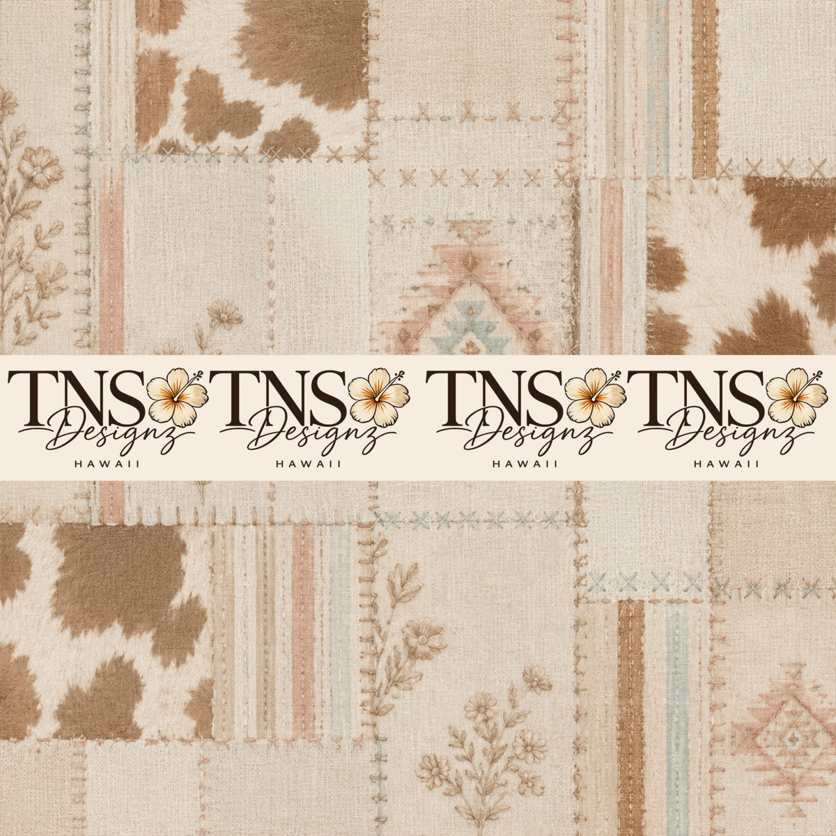Coastal Cowgirl Printed Adhesive Vinyl