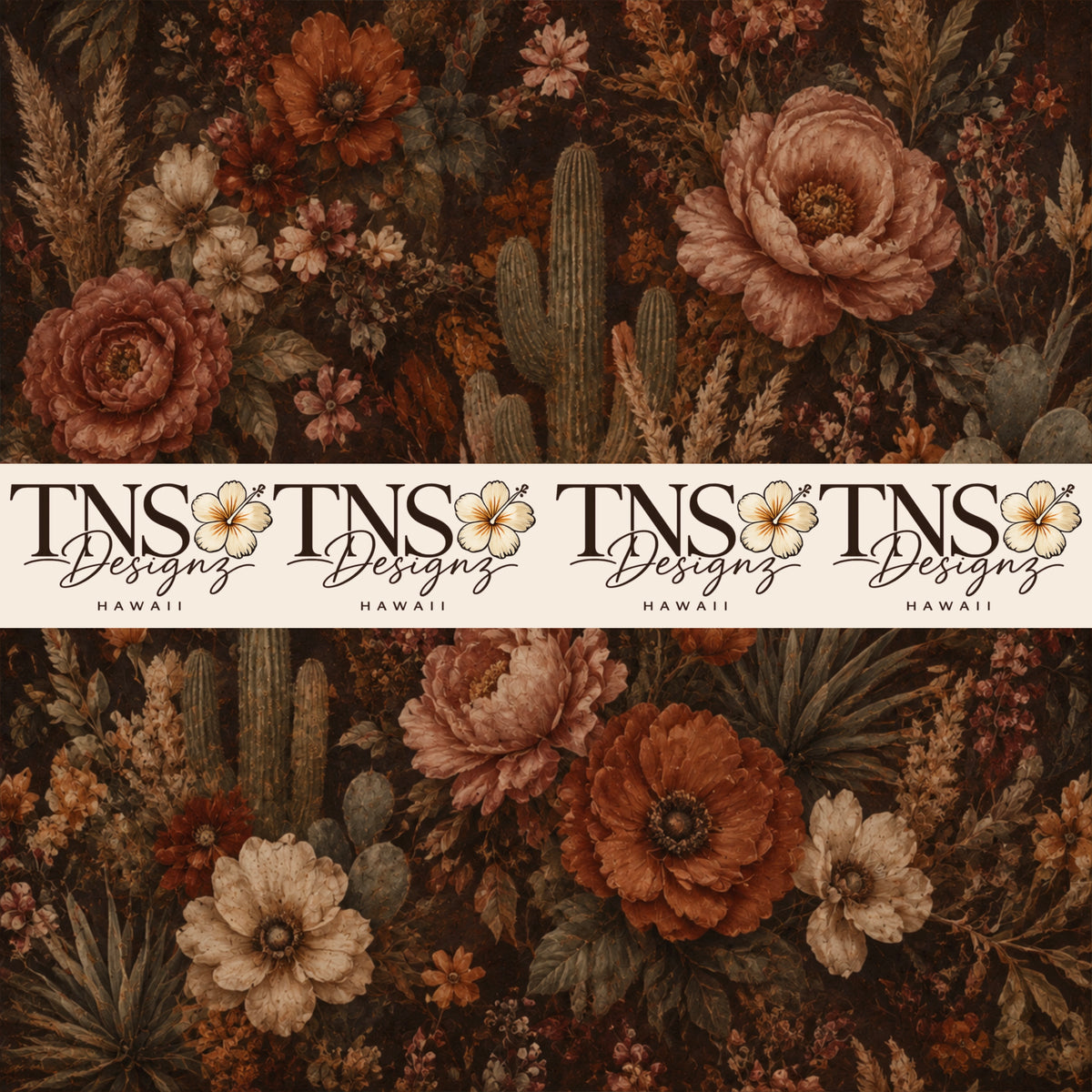 Western Boho Printed Adhesive Vinyl