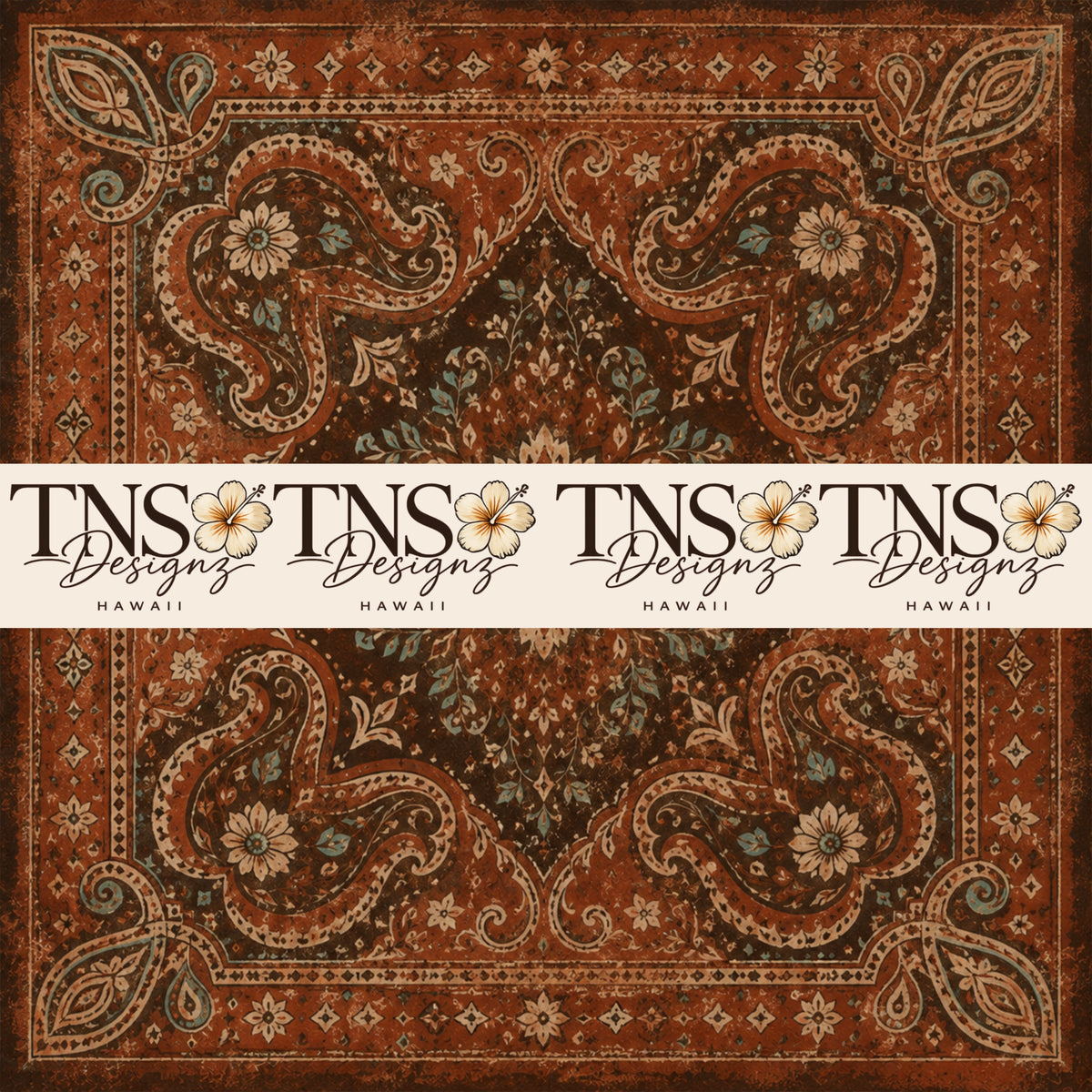 Western Boho Printed Adhesive Vinyl