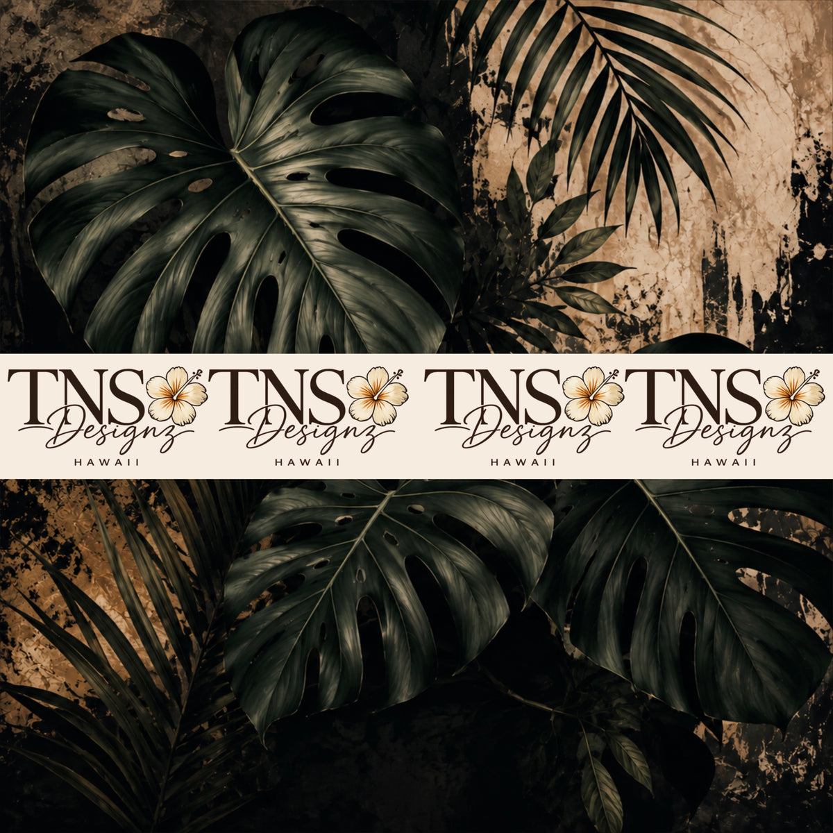 Moody Tropicals Printed Adhesive Vinyl