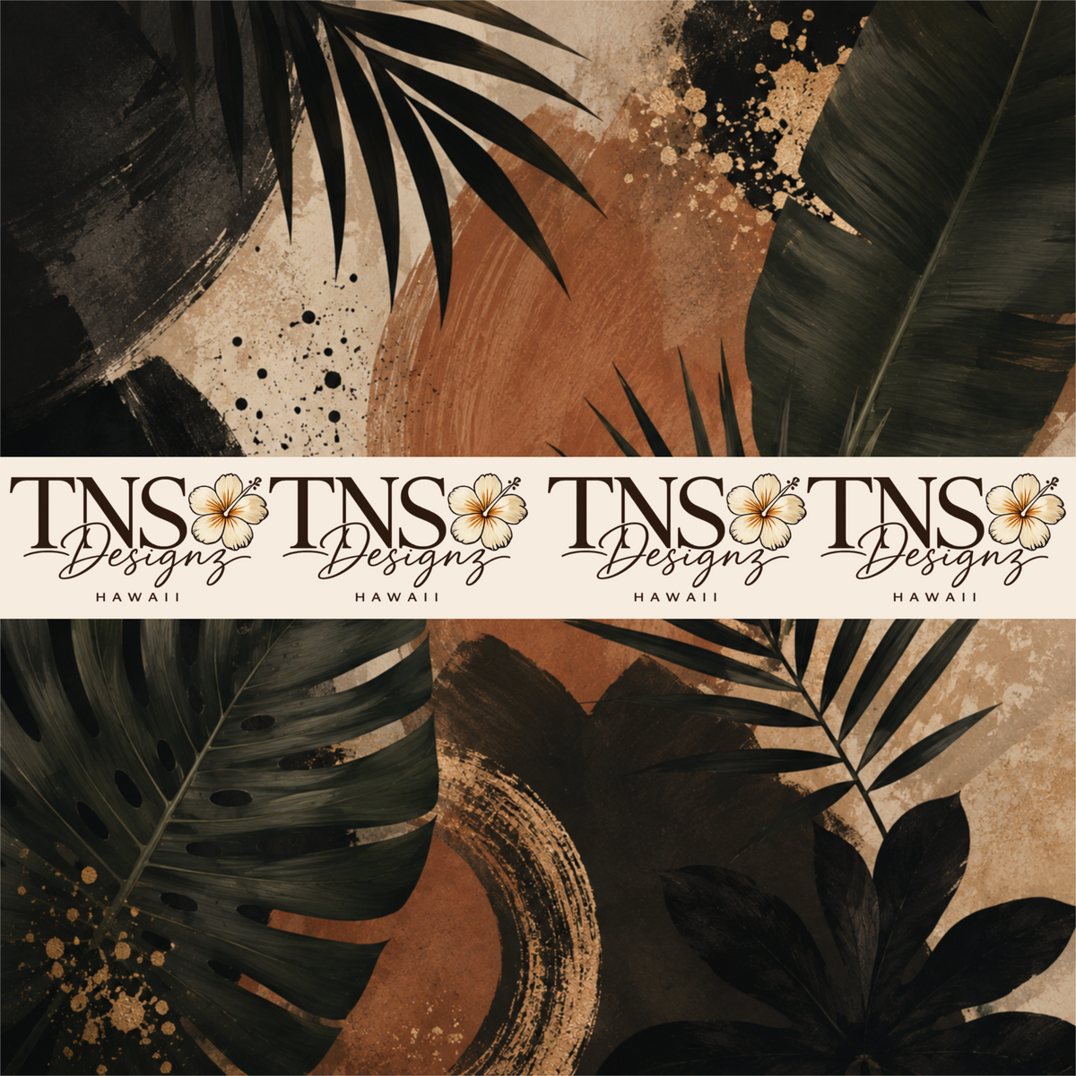 Moody Tropicals Printed Adhesive Vinyl