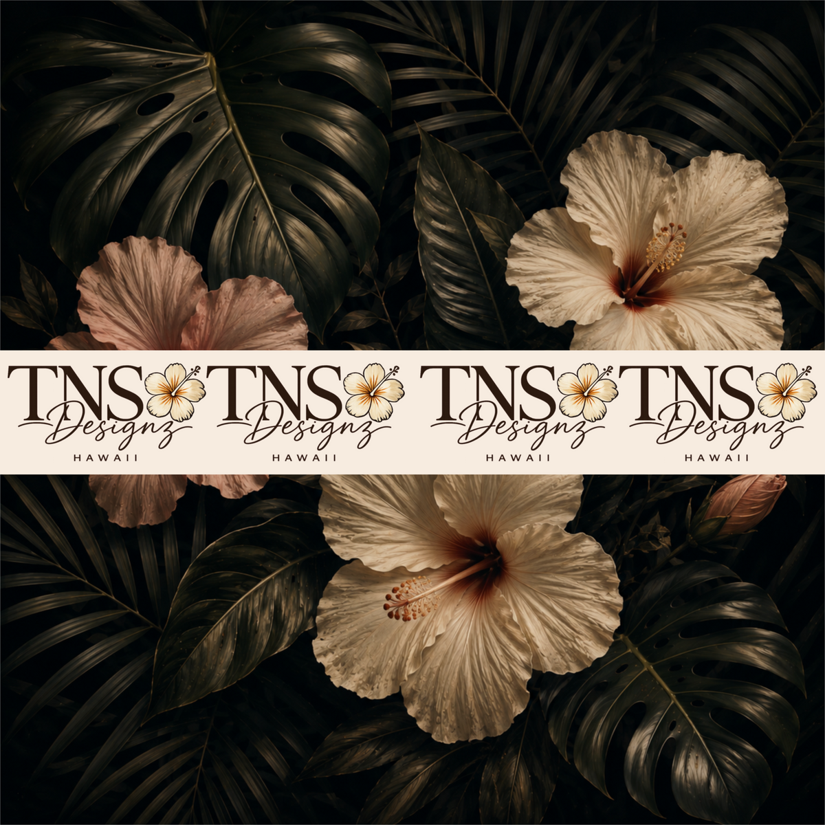 Moody Tropicals Printed Adhesive Vinyl