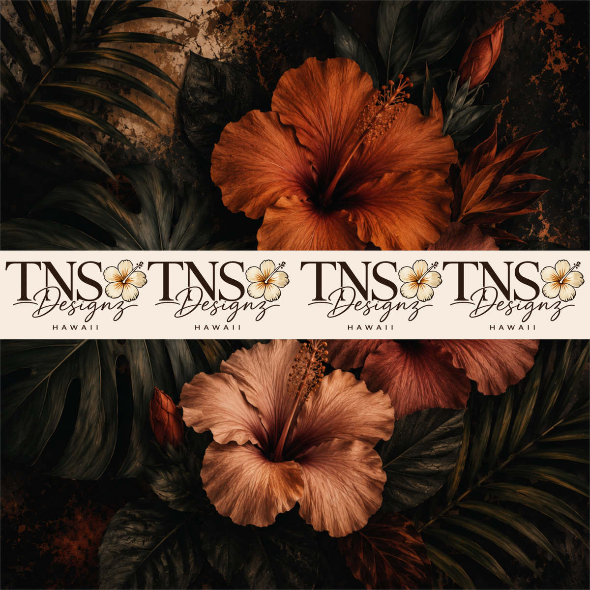 Moody Tropicals Printed Adhesive Vinyl
