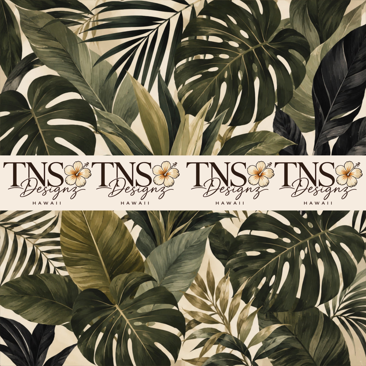 Hawaiian Modern Printed Adhesive Vinyl