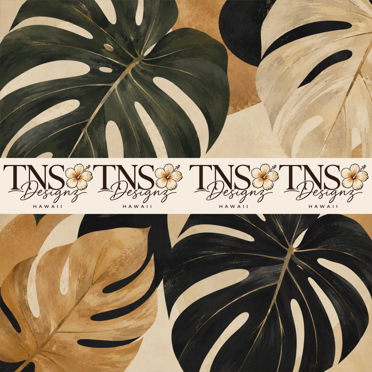 Hawaiian Modern Printed Adhesive Vinyl