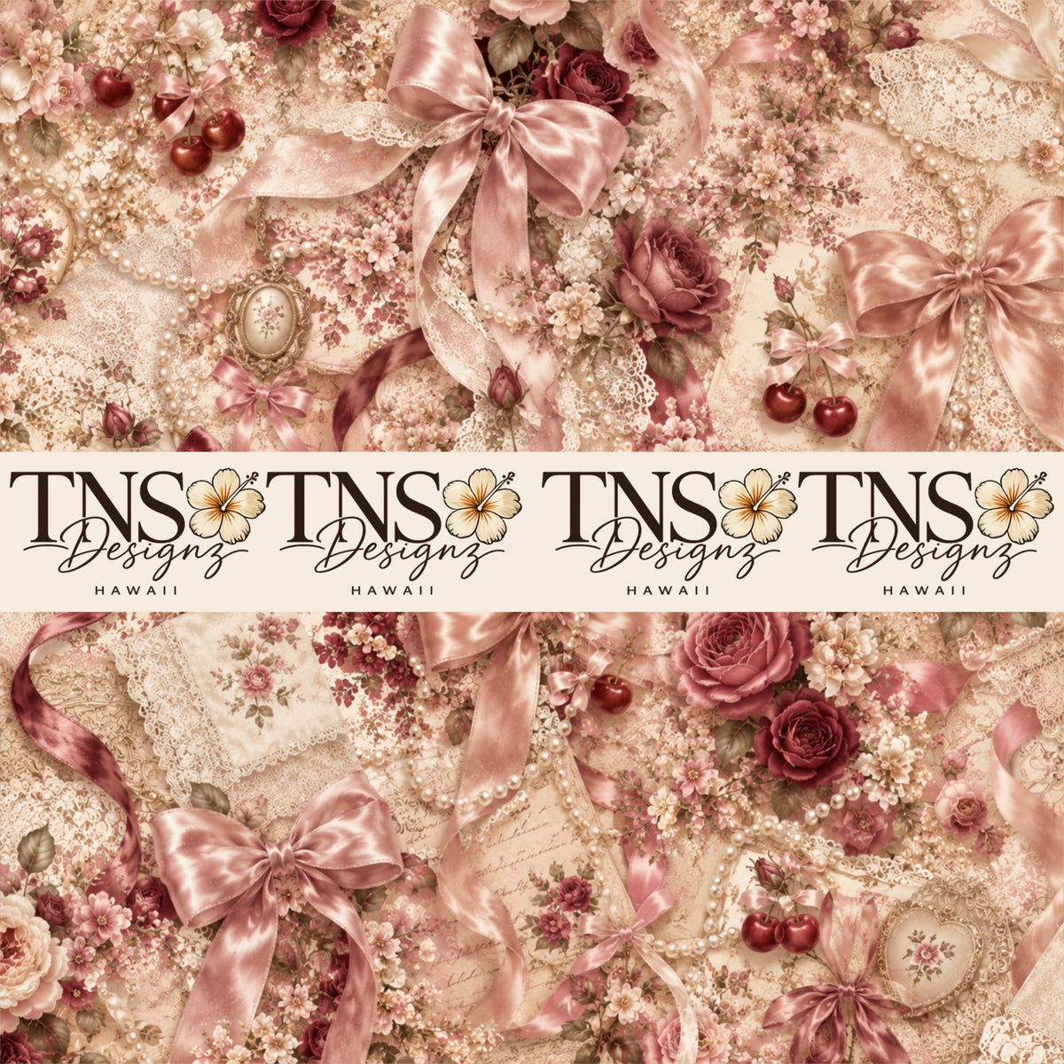 Coquette & Bows Printed Adhesive Vinyl