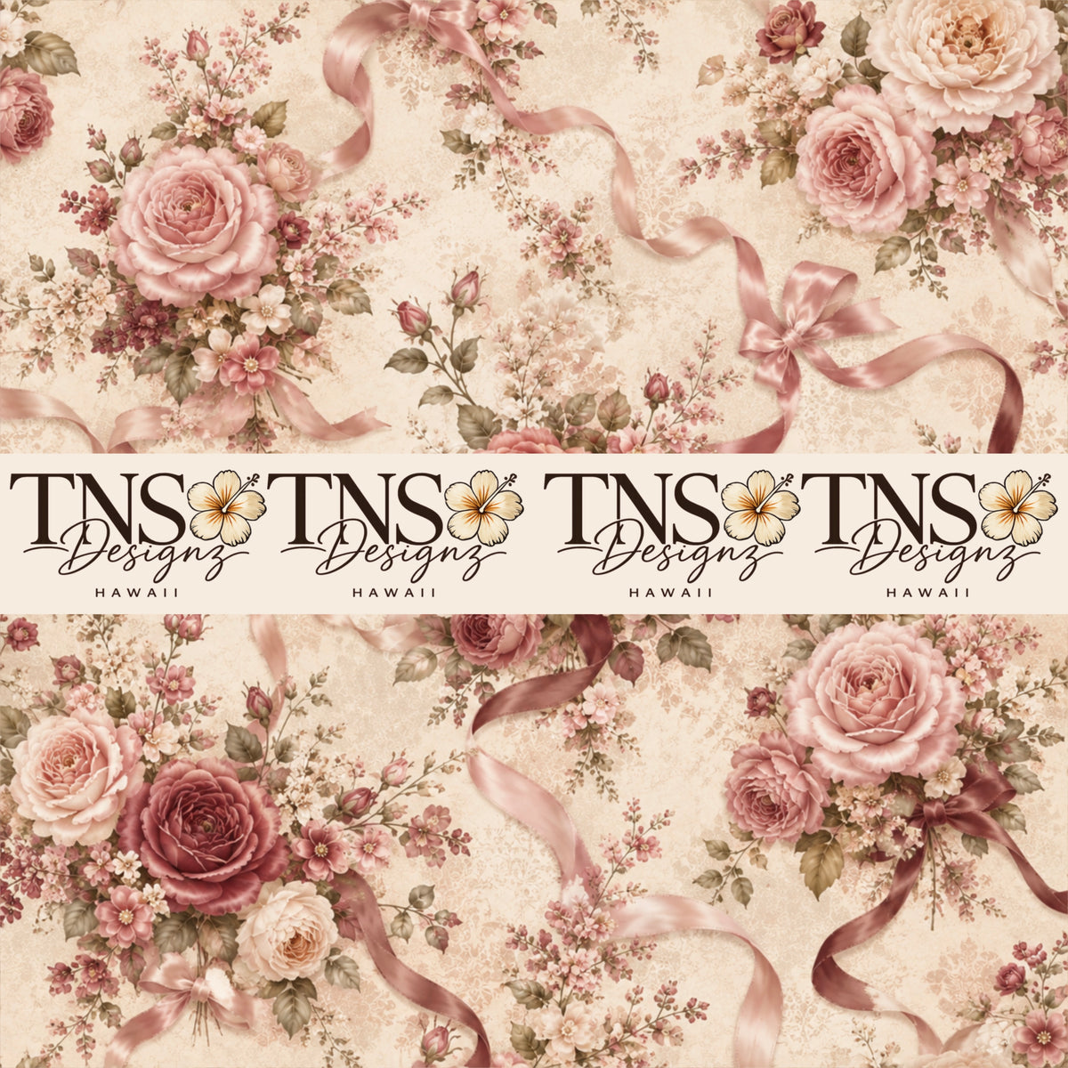 Coquette & Bows Printed Adhesive Vinyl