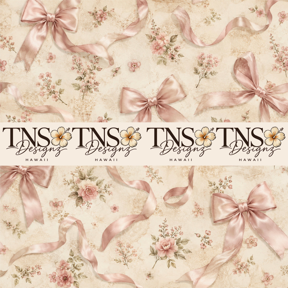 Coquette & Bows Printed Adhesive Vinyl