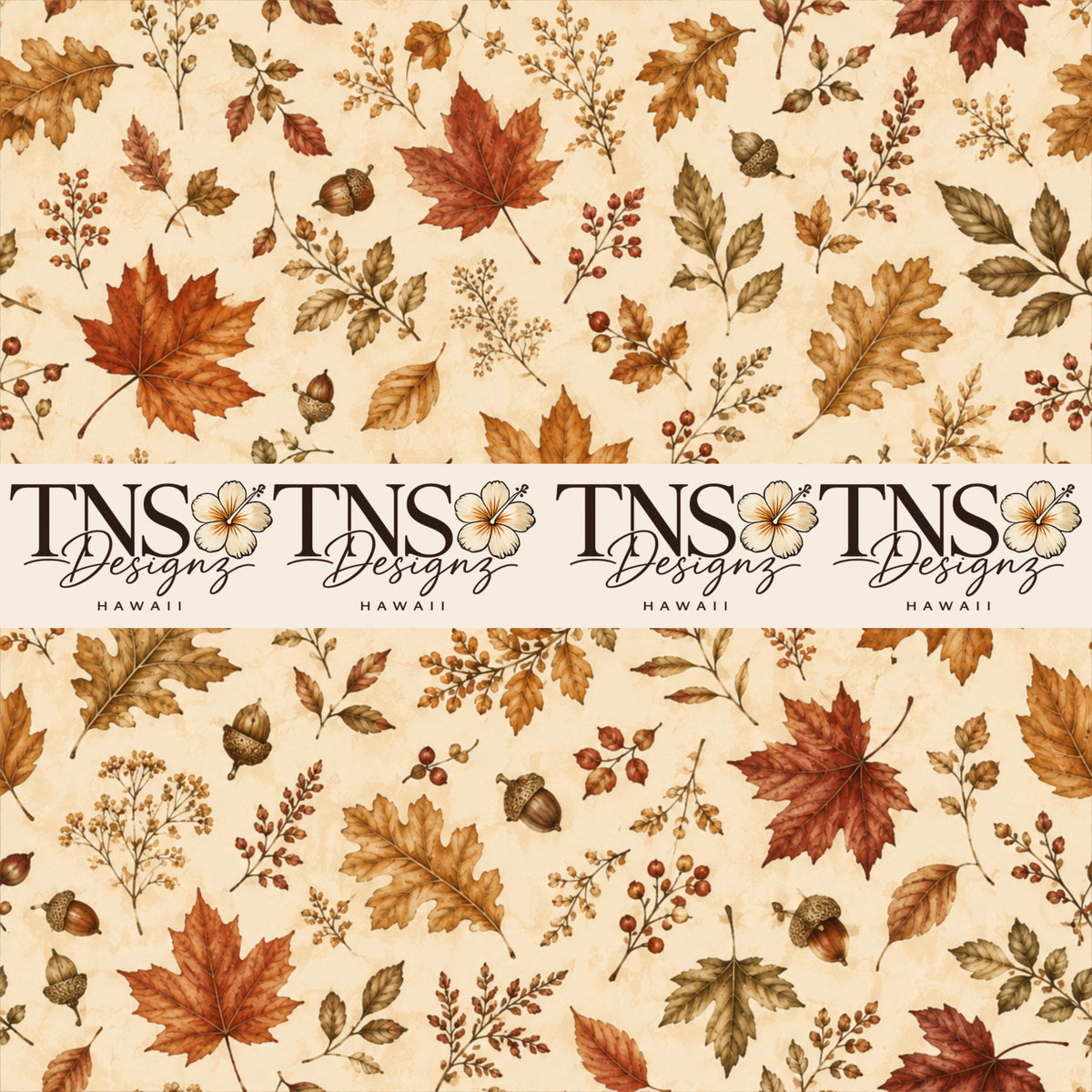 Autumn Cottage Printed Adhesive Vinyl
