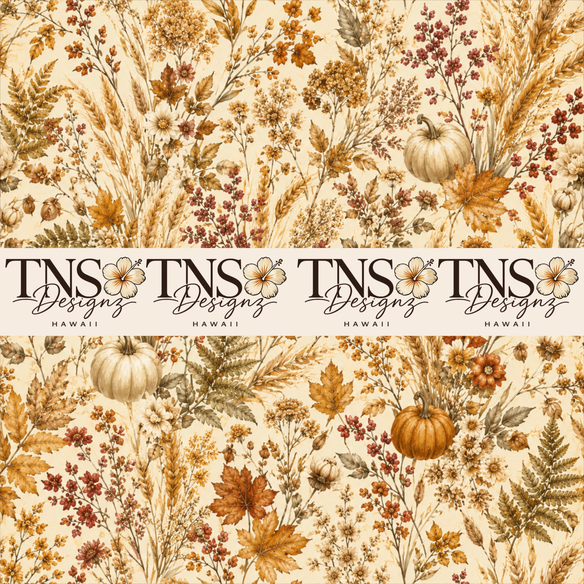 Autumn Cottage Printed Adhesive Vinyl