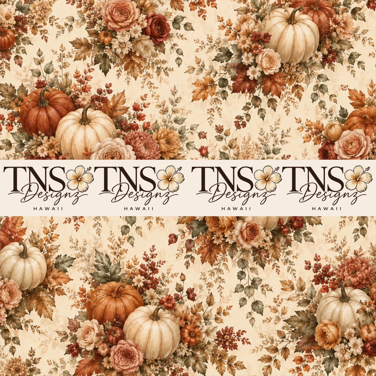 Autumn Cottage Printed Adhesive Vinyl