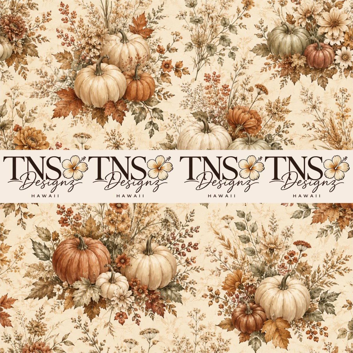 Autumn Cottage Printed Adhesive Vinyl