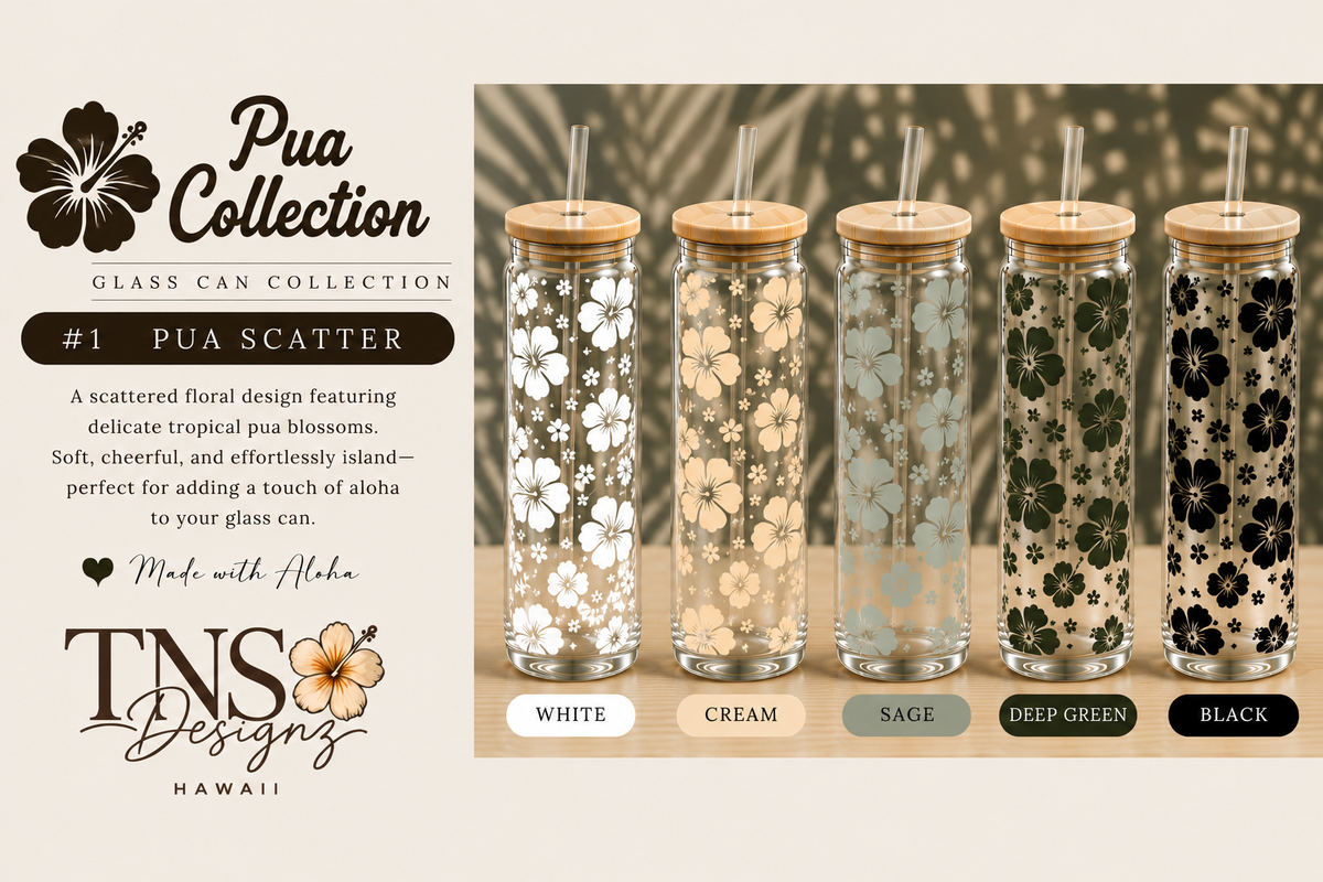 Pua Scatter Glass Can | Pua Collection