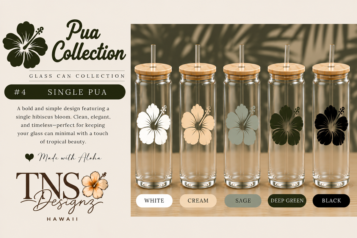 Single Pua Glass Can | Pua Collection