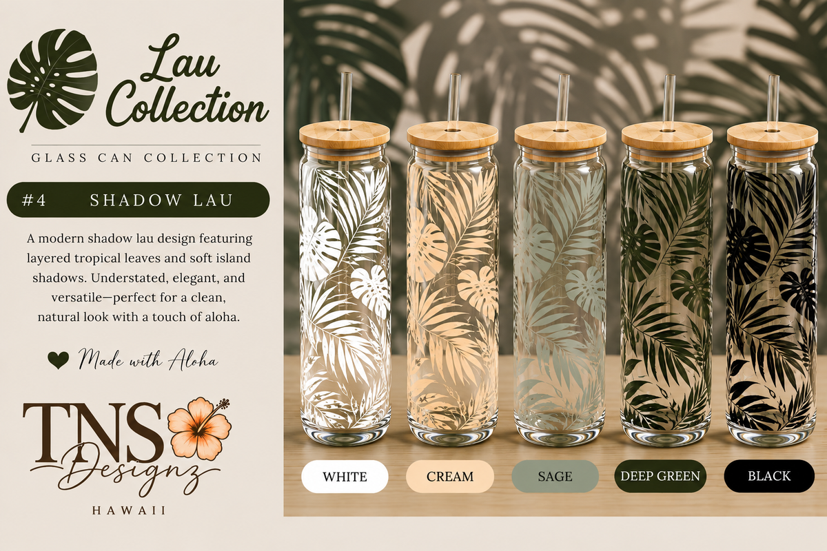 Shadow Lau Glass Can | Lau Collection
