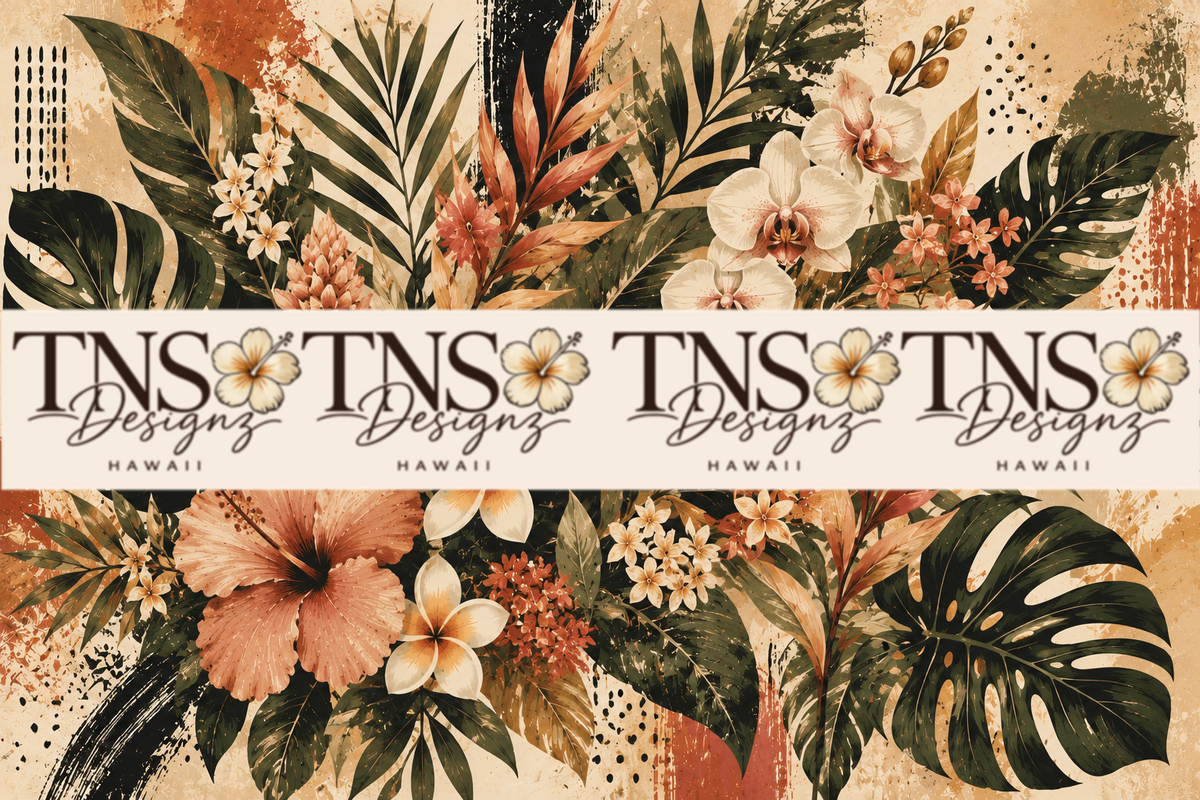 Hawaiian Modern Collection Tumbler Wraps