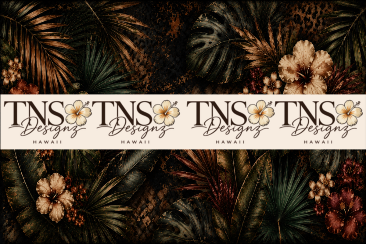 Moody Tropics Collection Tumbler Wraps