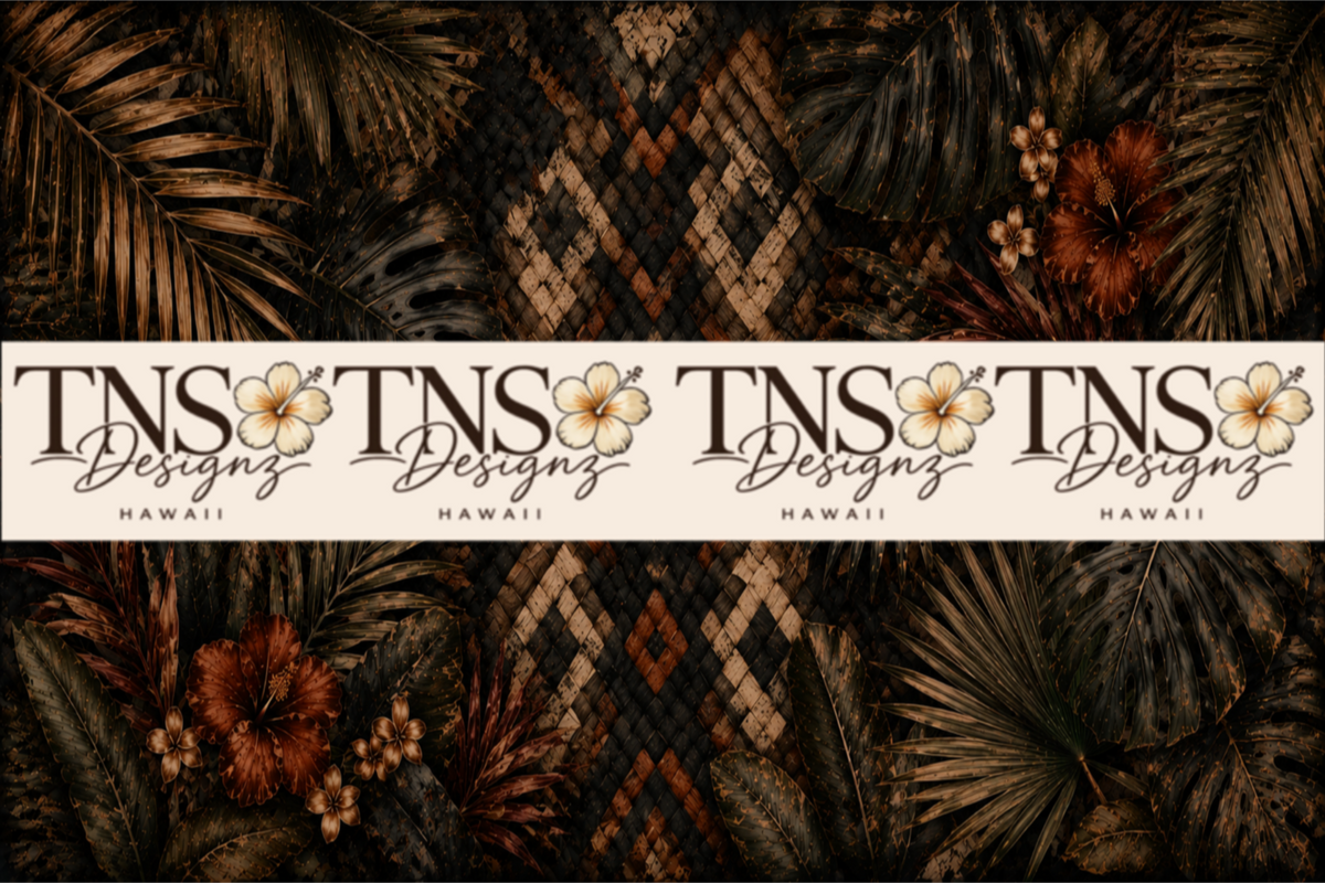 Moody Tropics Collection Tumbler Wraps
