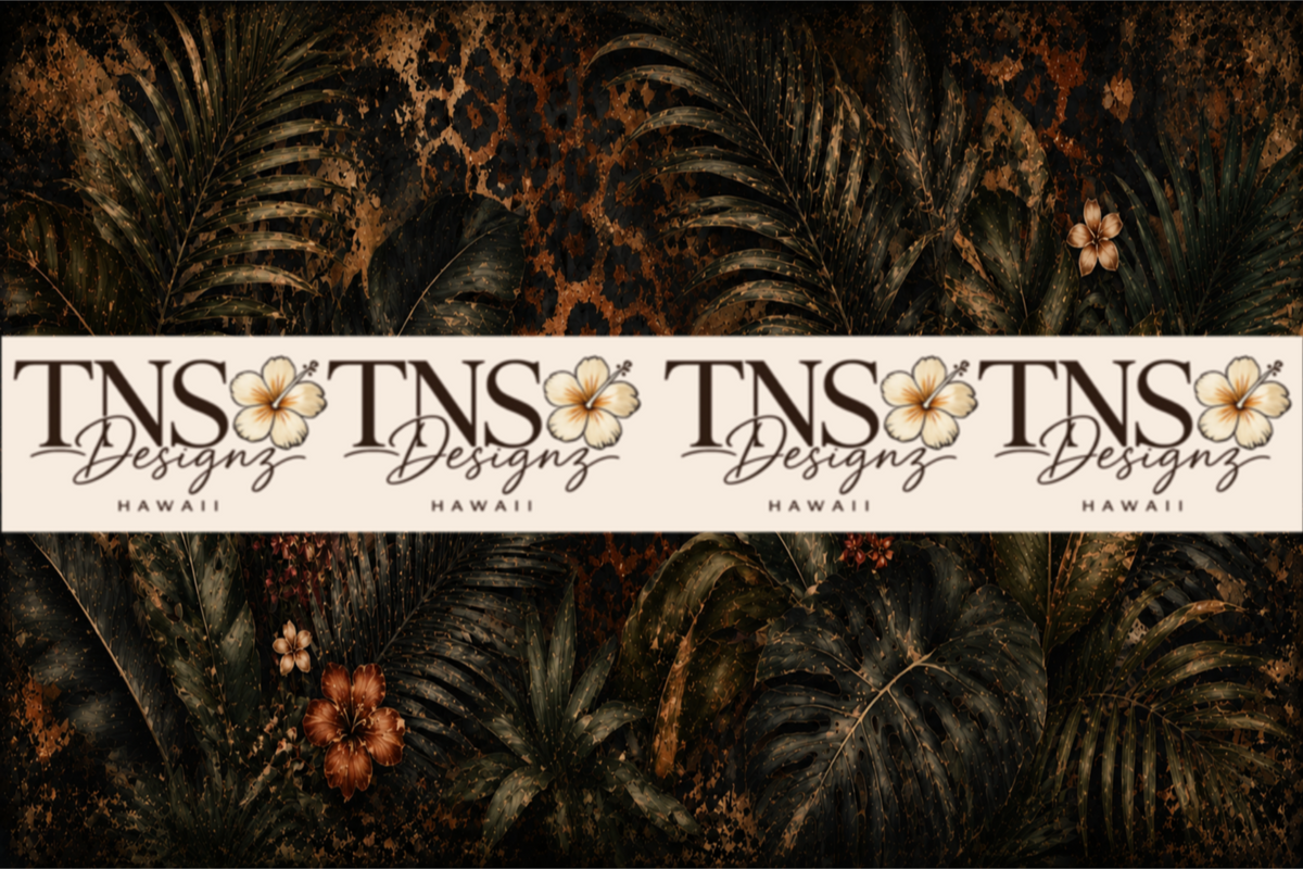 Moody Tropics Collection Tumbler Wraps