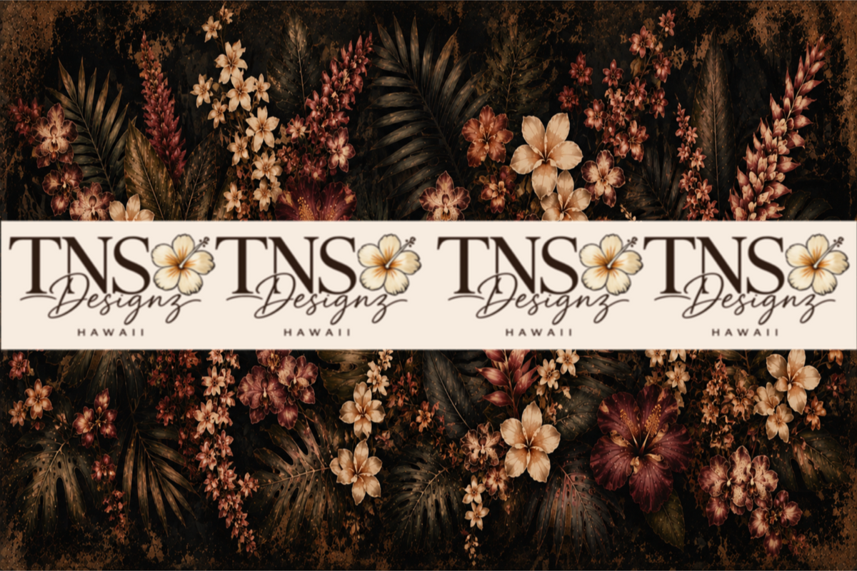 Moody Tropics Collection Tumbler Wraps