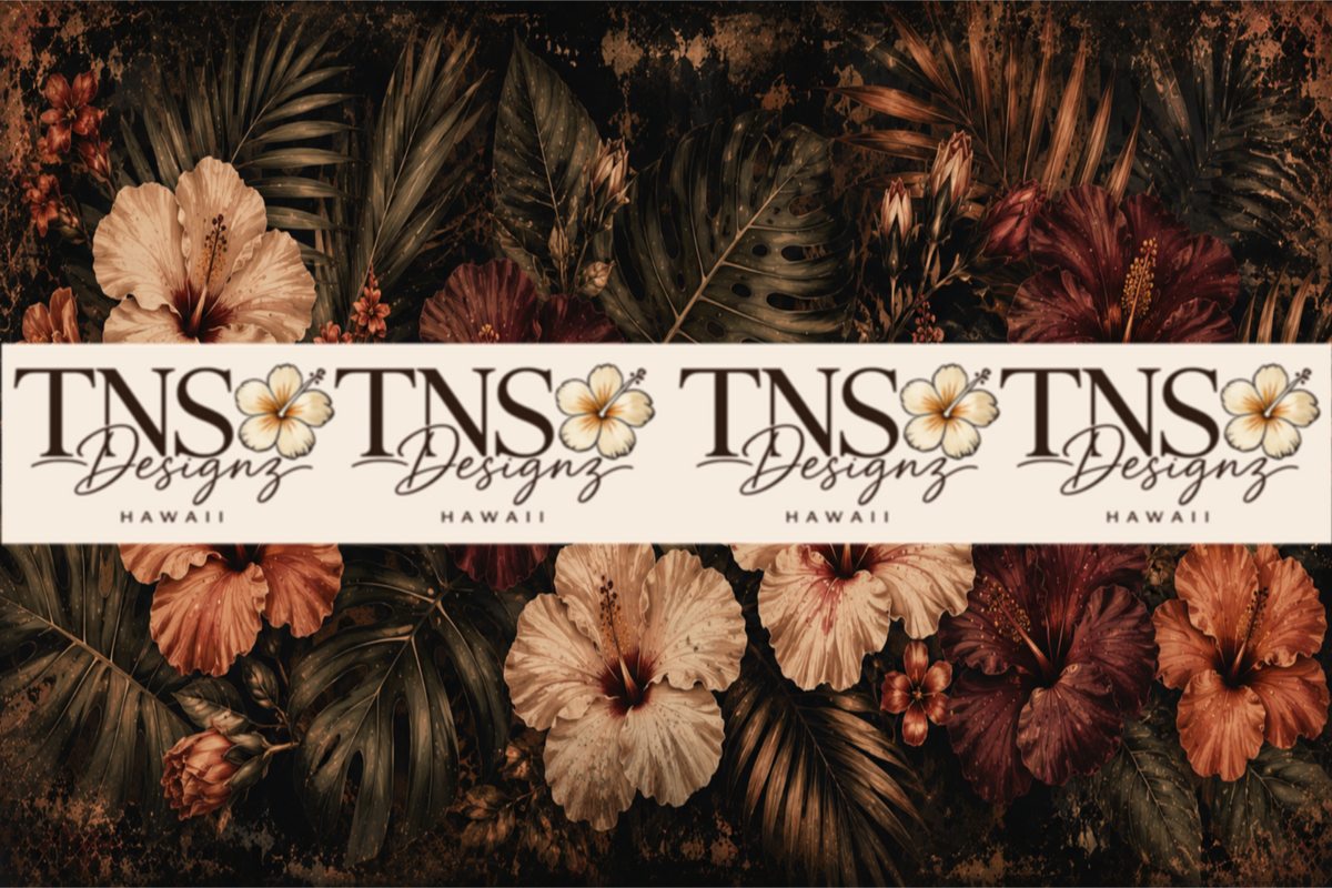 Moody Tropics Collection Tumbler Wraps