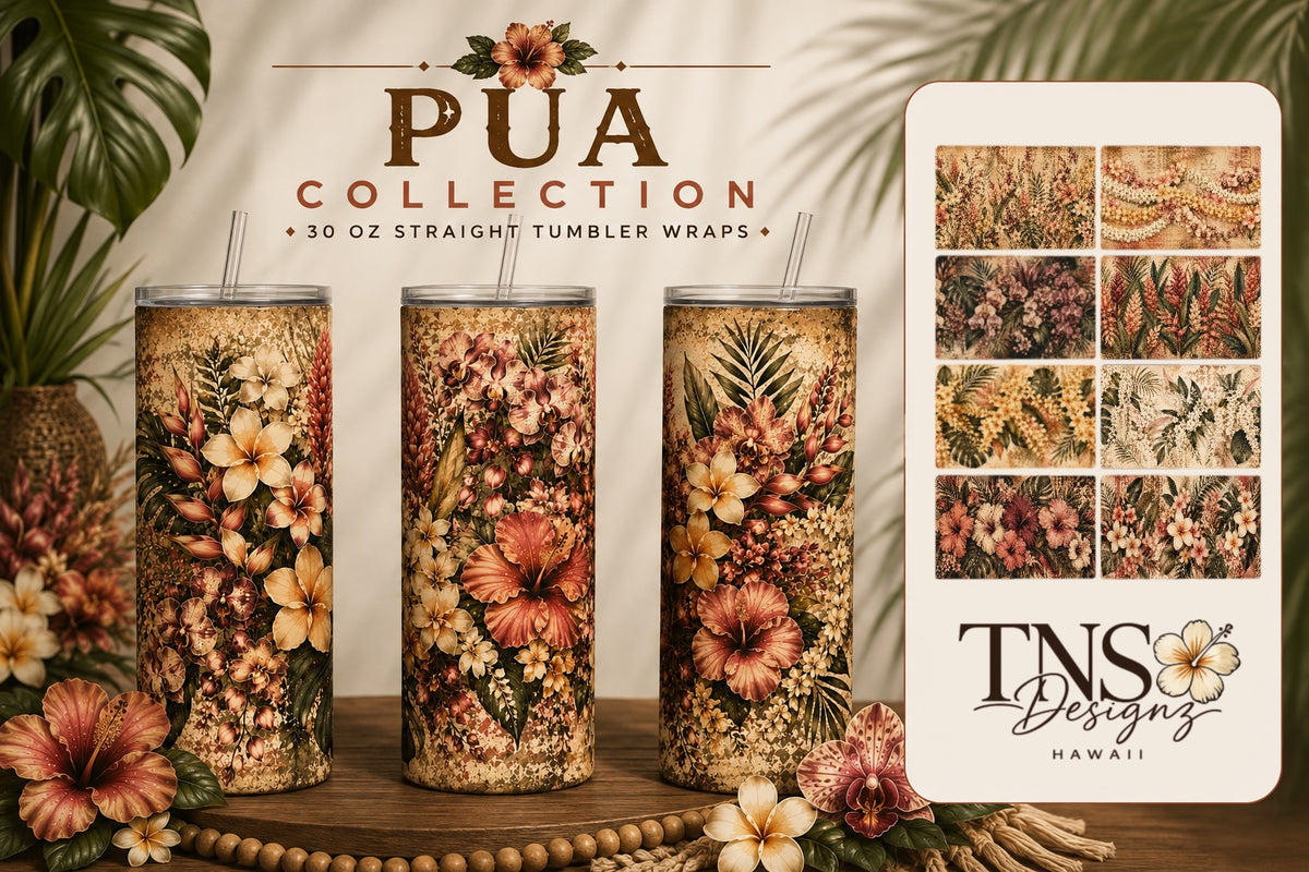 Pua Collection Tumbler Wraps