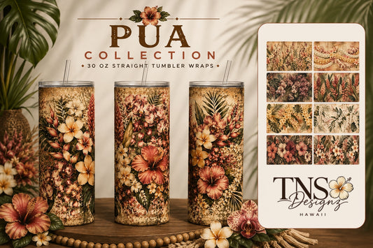 Pua Collection Tumbler Wraps