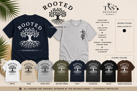 ROOTED | Colossians 2:7 Tee